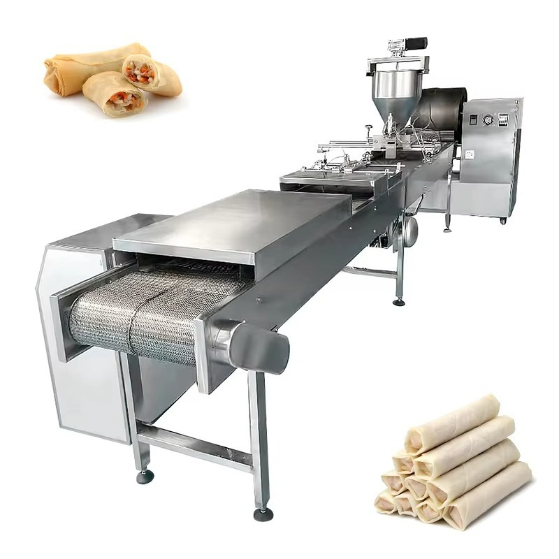 Spring Roll Wrapper - เครื่องทำแป้งปอเปี๊ยะเชิงพาณิชย์ เครื่องทำแป้งปอเปี๊ยะขนาดใหญ่ เครื่องทำแป้งปอเปี๊ยะอัตโนมัติ