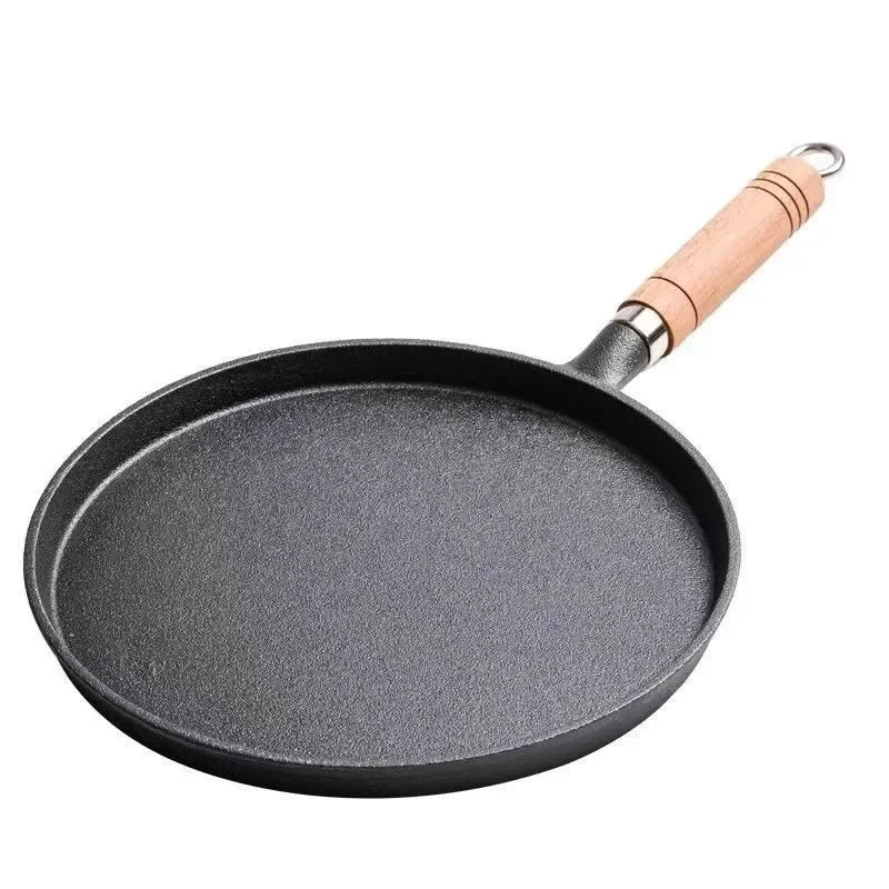 Egg Waffle Pan - 26 ซม.กระทะเหล็กหล่อไม่เคลือบผิว Non-Stick ไข่แพนเค้ก PanCrepe Maker