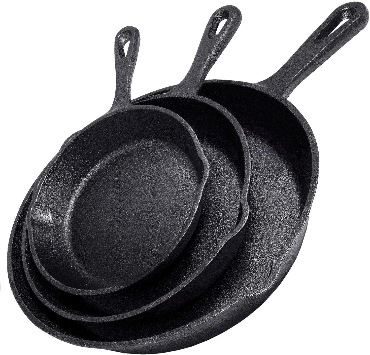 Cast Iron Corn - กระทะเหล็กหล่อขนาด 14/16/20 ซม. แบบไม่ติดกระทะ สำหรับทำไข่เจียว แพนเค้ก