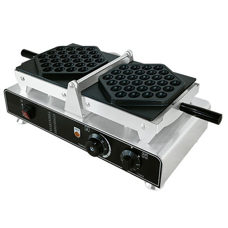 Egg Waffle Pan - 1500W เครื่องทําวาฟเฟิล Commercial ฮ่องกงฟองไข่พัฟเค้ก Baker เครื่อง