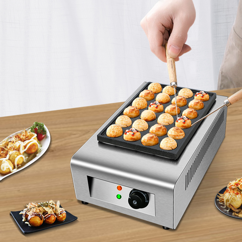 เครื่องทำทาโกะยากิไฟฟ้าพลังงาน - Takoyaki Grill Plate บทวิจารณ์และราคา