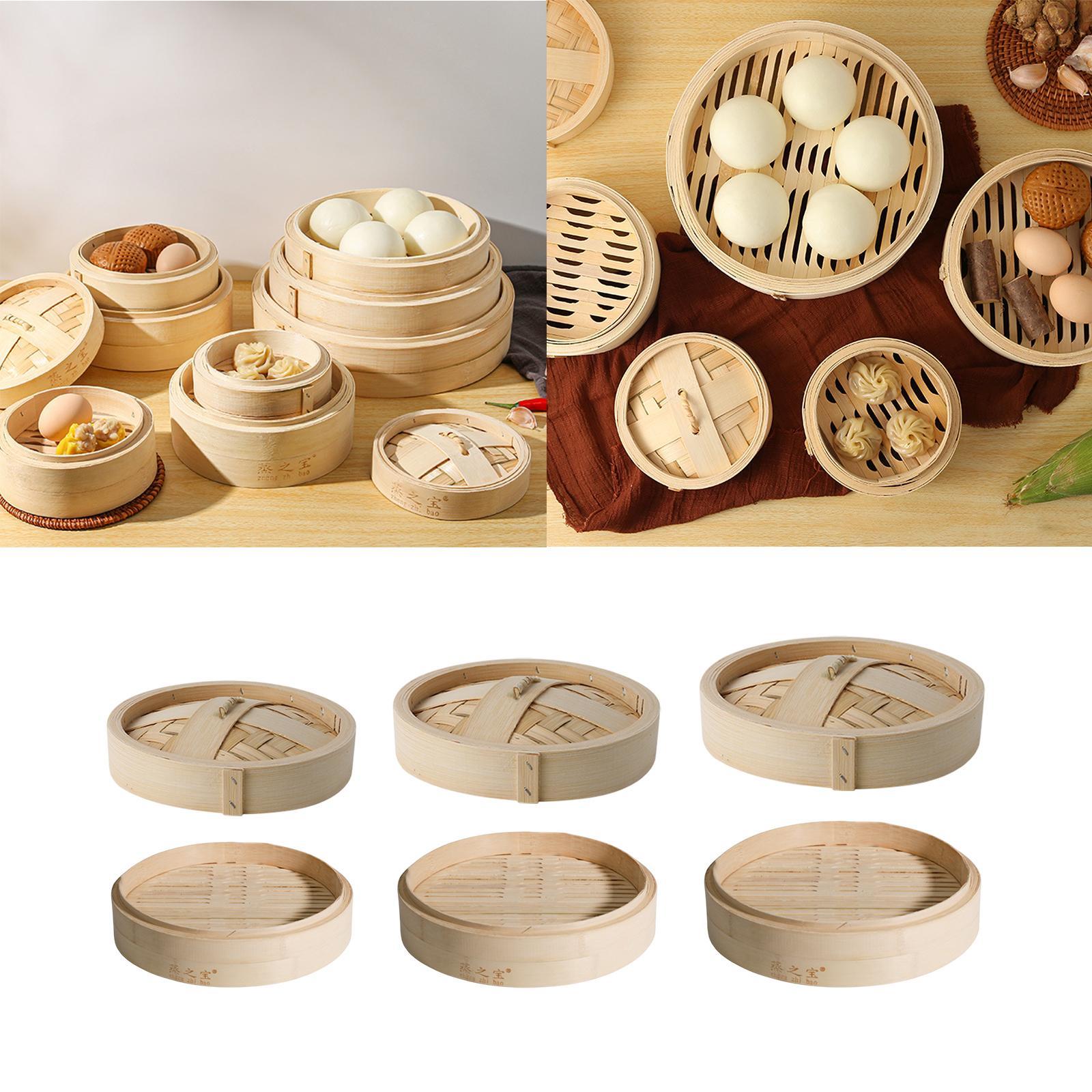 ตะกร้าหุงต้มจากไม้ไผ่ ทำด้วยมื - Bao Steamer Bamboo บทวิจารณ์และราคา