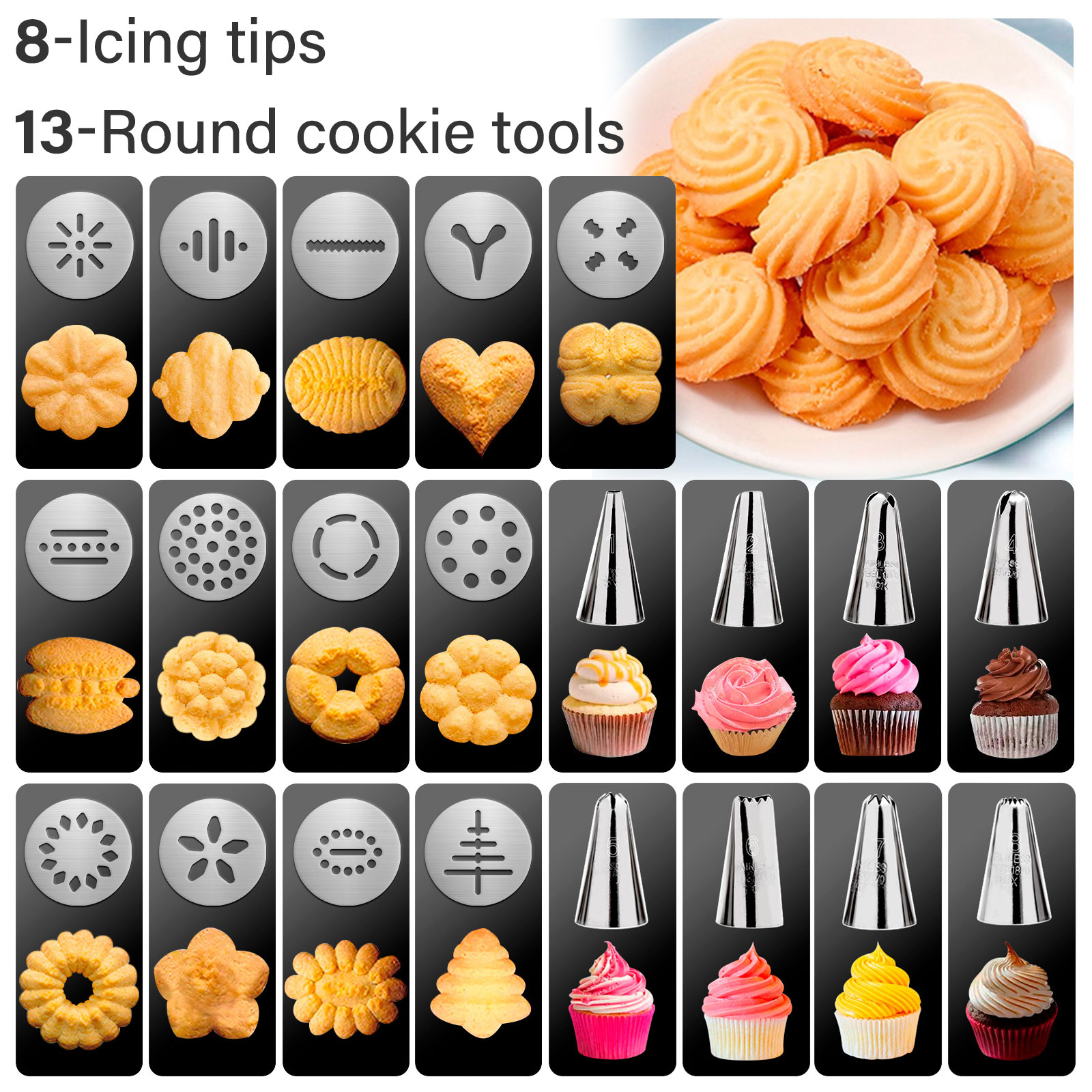 เครื่องทําคุกกี้สแตนเลส Churro - Churros Maker Gun บทวิจารณ์และราคา