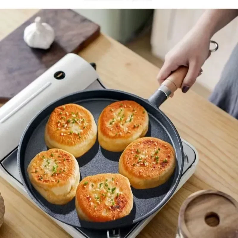 26 ซม.กระทะเหล็กหล่อไม่เคลือบผ - Egg Waffle Pan บทวิจารณ์และราคา
