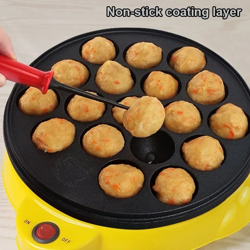 220V Chibi Maruko เครื่องเบเกอ - Takoyaki Grill Plate บทวิจารณ์และราคา